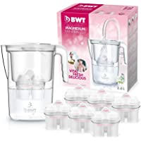 BWT Vida Manual – Jarra filtradora de agua con magnesio + Pack 6 filtros jarra de agua- 2-6 L Blanco